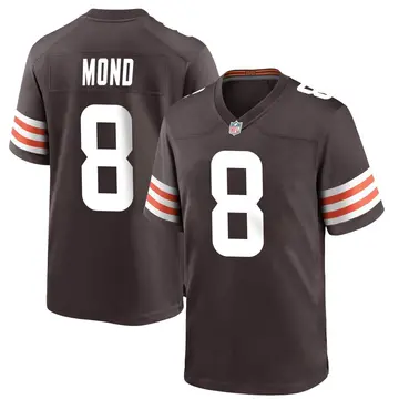 Nike Kellen Mond Men's Game Cleveland Browns Brown Team Color Jersey