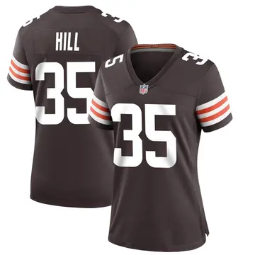 Nike Lavert Hill Women's Game Cleveland Browns Brown Team Color Jersey