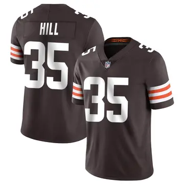 Nike Lavert Hill Youth Limited Cleveland Browns Brown Team Color Vapor Untouchable Jersey