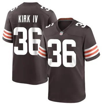 Nike Luther Kirk IV Men's Game Cleveland Browns Brown Team Color Jersey