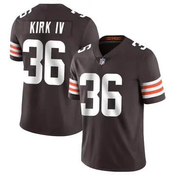 Nike Luther Kirk IV Youth Limited Cleveland Browns Brown Team Color Vapor Untouchable Jersey