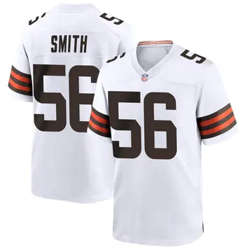 Nike Malcolm Smith Men's Game Cleveland Browns White Jersey