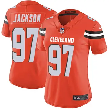 Nike Malik Jackson Women's Limited Cleveland Browns Orange Alternate Vapor Untouchable Jersey