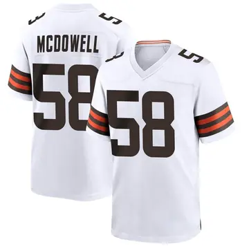 Nike Malik McDowell Youth Game Cleveland Browns White Jersey