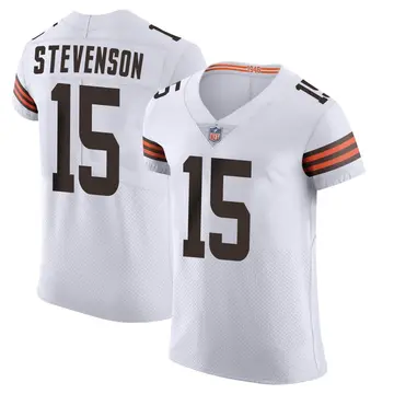 Nike Marquez Stevenson Men's Elite Cleveland Browns White Vapor Jersey