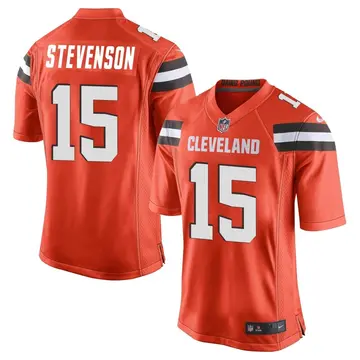Nike Marquez Stevenson Men's Game Cleveland Browns Orange Alternate Jersey