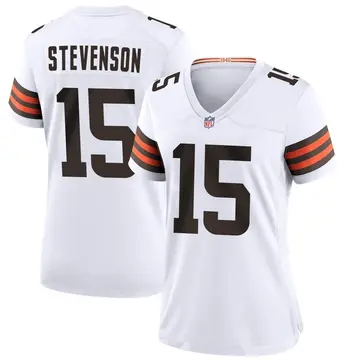 Nike Marquez Stevenson Women's Game Cleveland Browns White Jersey