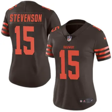 Nike Marquez Stevenson Women's Limited Cleveland Browns Brown Color Rush Jersey
