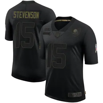 Nike Marquez Stevenson Youth Limited Cleveland Browns Black 2020 Salute To Service Jersey