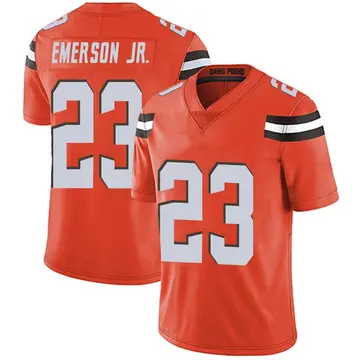 Nike Martin Emerson Jr. Men's Limited Cleveland Browns Orange Alternate Vapor Untouchable Jersey