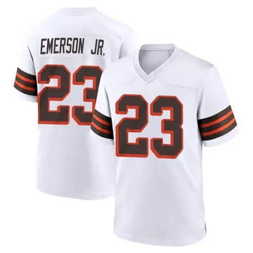 Nike Martin Emerson Jr. Youth Game Cleveland Browns White 1946 Collection Alternate Jersey