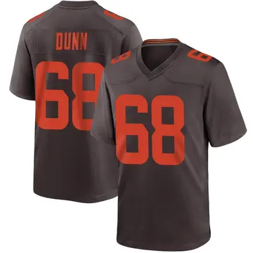Nike Michael Dunn Men's Game Cleveland Browns Brown Alternate Jersey