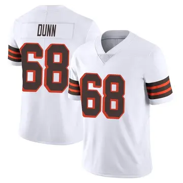 Nike Michael Dunn Men's Limited Cleveland Browns White Vapor 1946 Collection Alternate Jersey