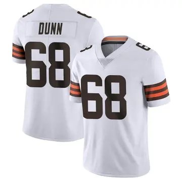 Nike Michael Dunn Men's Limited Cleveland Browns White Vapor Untouchable Jersey