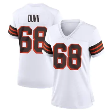 Nike Michael Dunn Women's Game Cleveland Browns White 1946 Collection Alternate Jersey