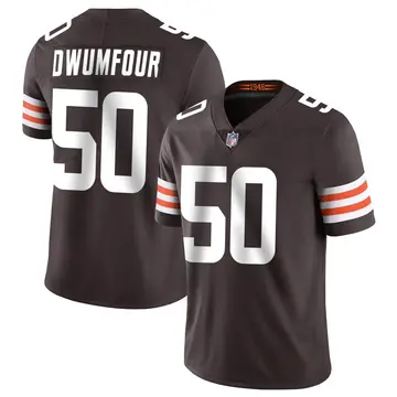 Nike Michael Dwumfour Men's Limited Cleveland Browns Brown Team Color Vapor Untouchable Jersey
