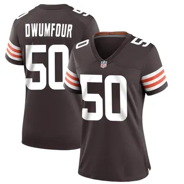 Nike Michael Dwumfour Women's Game Cleveland Browns Brown Team Color Jersey