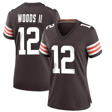 Nike Michael Woods II Women's Game Cleveland Browns Brown Team Color Jersey