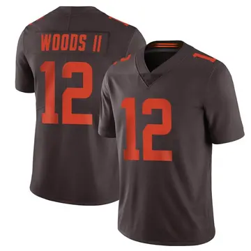 Nike Michael Woods II Youth Limited Cleveland Browns Brown Vapor Alternate Jersey