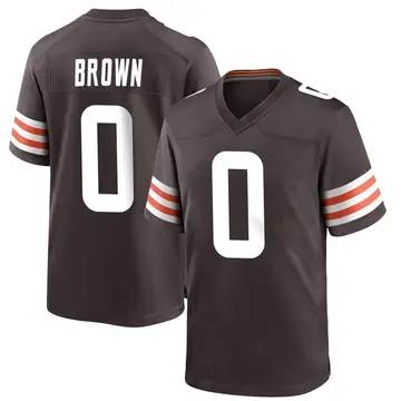 Nike Mike Brown Men's Game Cleveland Browns Brown Team Color Jersey