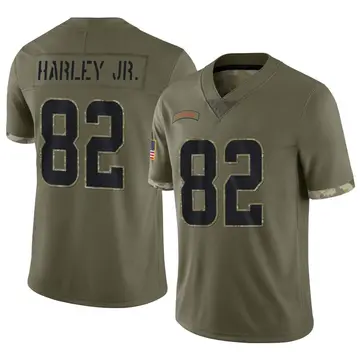 Nike Mike Harley Jr. Men's Limited Cleveland Browns Olive 2022 Salute To Service Jersey