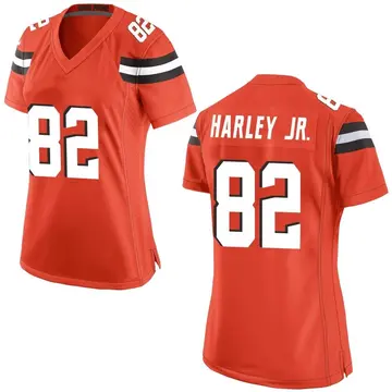Nike Mike Harley Jr. Women's Game Cleveland Browns Orange Alternate Jersey