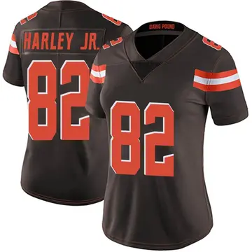 Nike Mike Harley Jr. Women's Limited Cleveland Browns Brown Team Color Vapor Untouchable Jersey