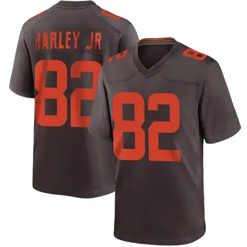 Nike Mike Harley Jr. Youth Game Cleveland Browns Brown Alternate Jersey