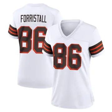 Nike Miller Forristall Women's Game Cleveland Browns White 1946 Collection Alternate Jersey