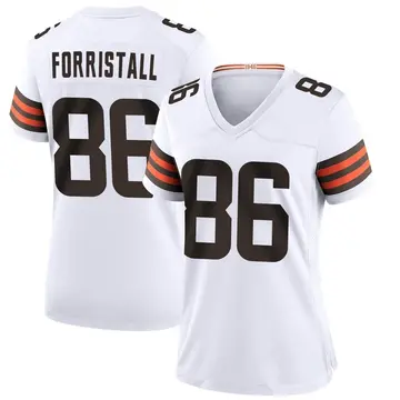 Nike Miller Forristall Women's Game Cleveland Browns White Jersey