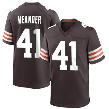 Nike Montrel Meander Youth Game Cleveland Browns Brown Team Color Jersey