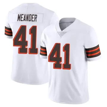 Nike Montrel Meander Youth Limited Cleveland Browns White Vapor 1946 Collection Alternate Jersey