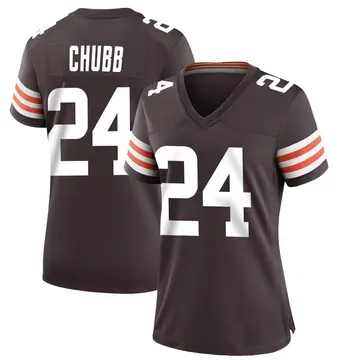 Nike Nick Chubb Women's Game Cleveland Browns Brown Team Color Jersey