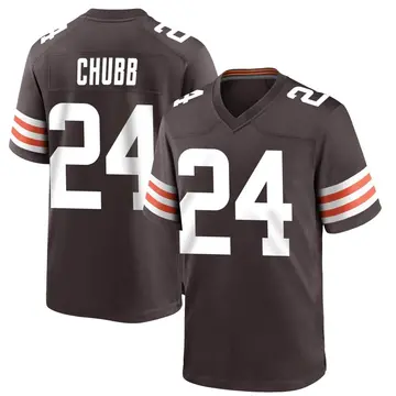 Nike Nick Chubb Youth Game Cleveland Browns Brown Team Color Jersey