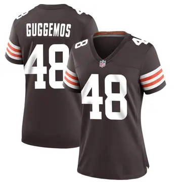 Nike Nick Guggemos Women's Game Cleveland Browns Brown Team Color Jersey