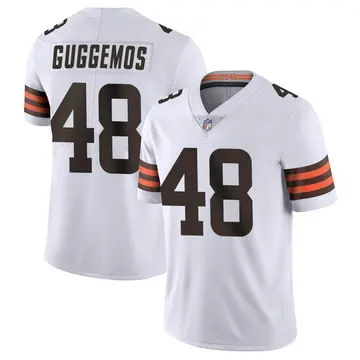 Nike Nick Guggemos Youth Limited Cleveland Browns White Vapor Untouchable Jersey