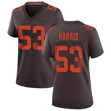 Nike Nick Harris Women's Game Cleveland Browns Brown Alternate Jersey
