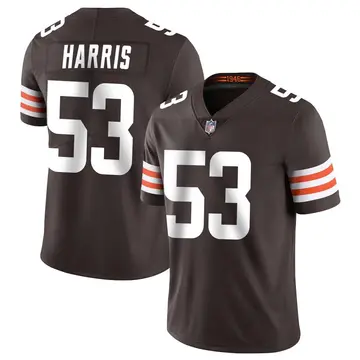 Nike Nick Harris Youth Limited Cleveland Browns Brown Team Color Vapor Untouchable Jersey