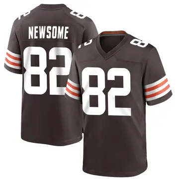 Nike Ozzie Newsome Men's Game Cleveland Browns Brown Team Color Jersey