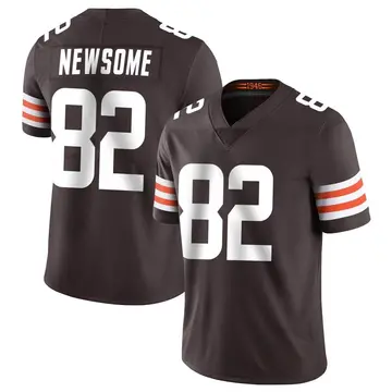 Nike Ozzie Newsome Men's Limited Cleveland Browns Brown Team Color Vapor Untouchable Jersey