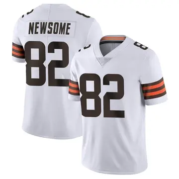 Nike Ozzie Newsome Youth Limited Cleveland Browns White Vapor Untouchable Jersey