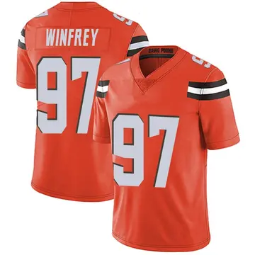 Nike Perrion Winfrey Men's Limited Cleveland Browns Orange Alternate Vapor Untouchable Jersey