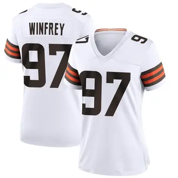 Nike Perrion Winfrey Women's Game Cleveland Browns White Jersey
