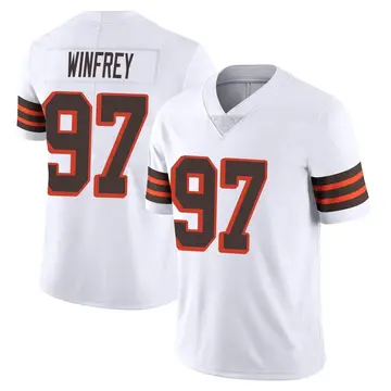Nike Perrion Winfrey Youth Limited Cleveland Browns White Vapor 1946 Collection Alternate Jersey