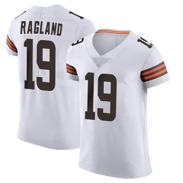 Nike Reggie Ragland Men's Elite Cleveland Browns White Vapor Jersey