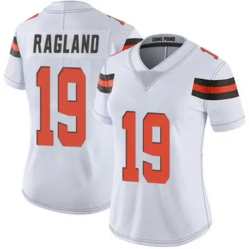 Nike Reggie Ragland Women's Limited Cleveland Browns White Vapor Untouchable Jersey