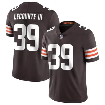 Nike Richard LeCounte III Men's Limited Cleveland Browns Brown Team Color Vapor Untouchable Jersey