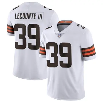 Nike Richard LeCounte III Men's Limited Cleveland Browns White Vapor Untouchable Jersey