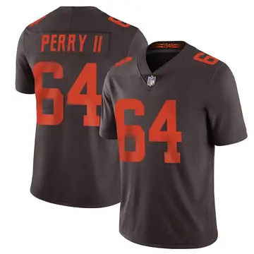 Nike Roderick Perry II Men's Limited Cleveland Browns Brown Vapor Alternate Jersey