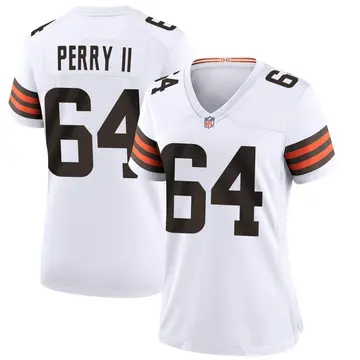 Nike Roderick Perry II Women's Game Cleveland Browns White Jersey